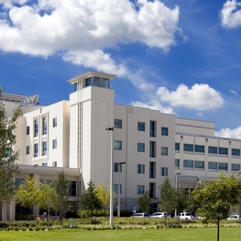 Exterior of Hospital building